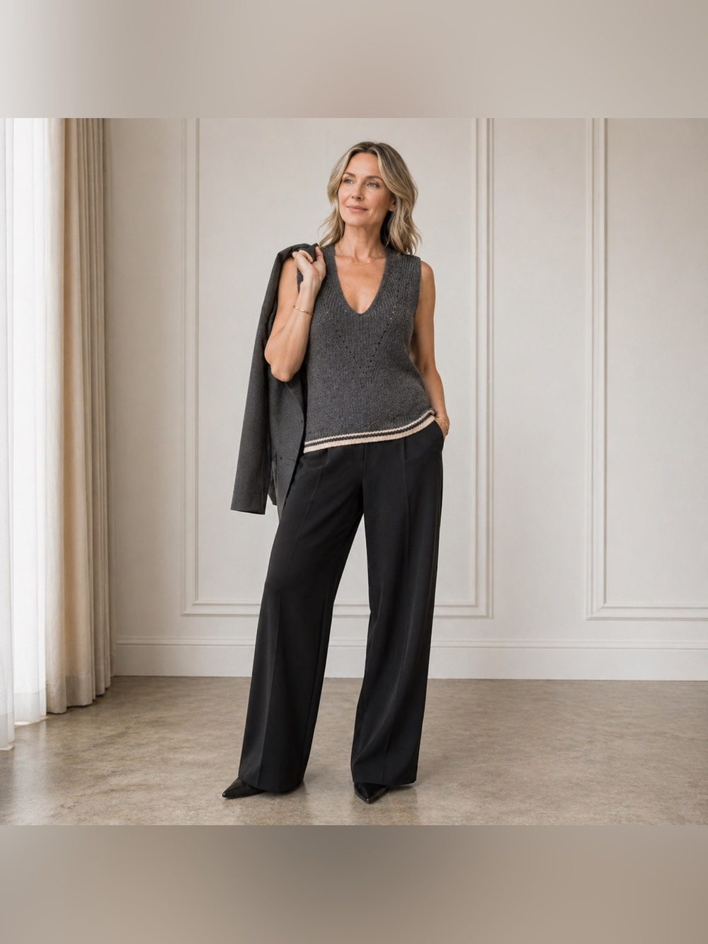 JOHN + JENN - V Neck Knit Tank